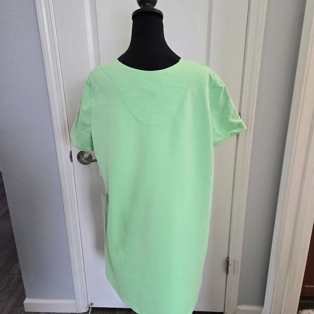 JC Penney's Delicates SPA Short-Sleeve Dress Womens Size L - Picture 4 of 7